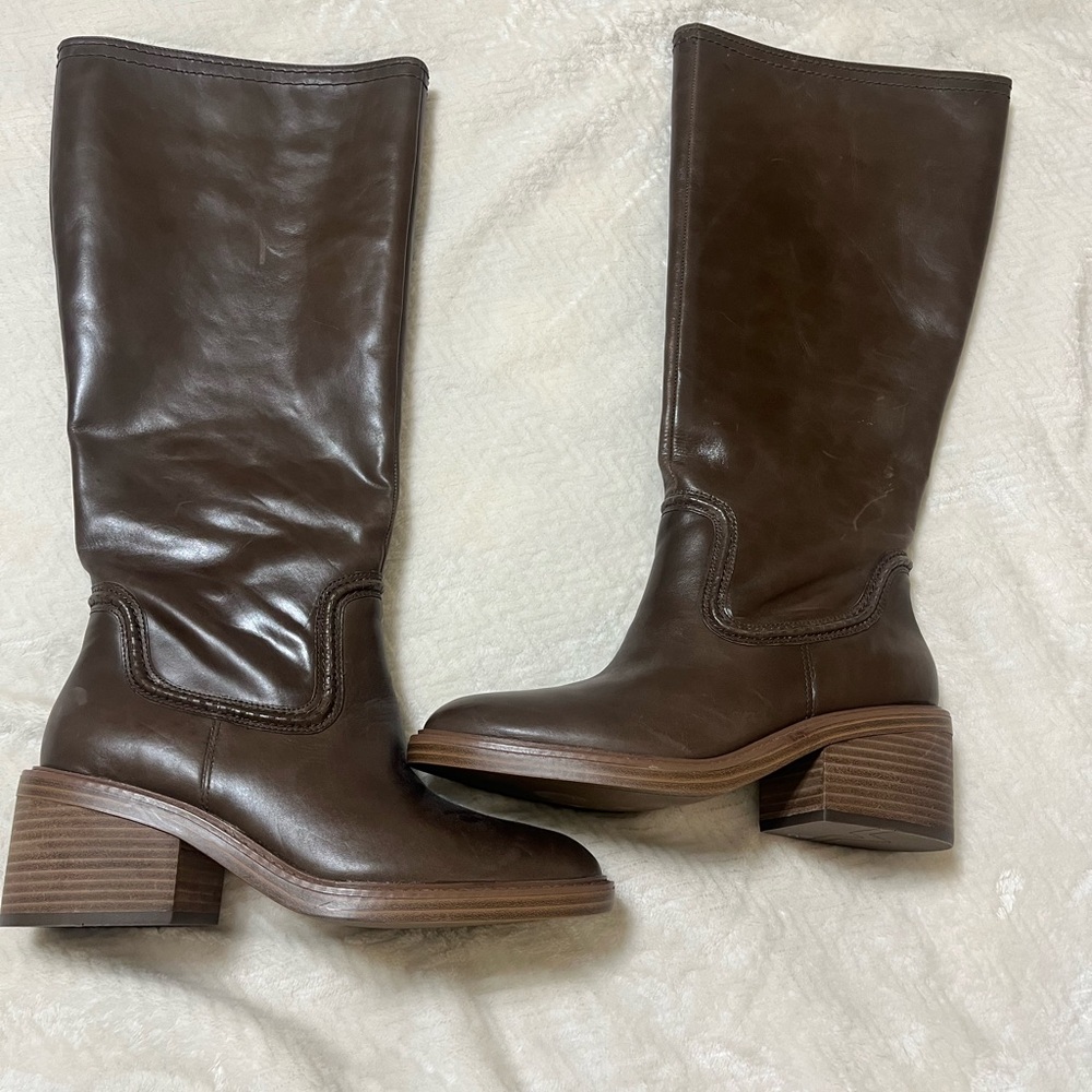 Vince Camuto Brown Leather Boots